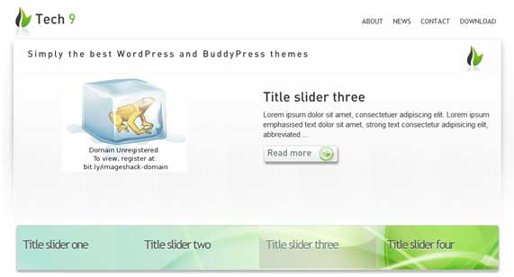 Clean business WordPress theme