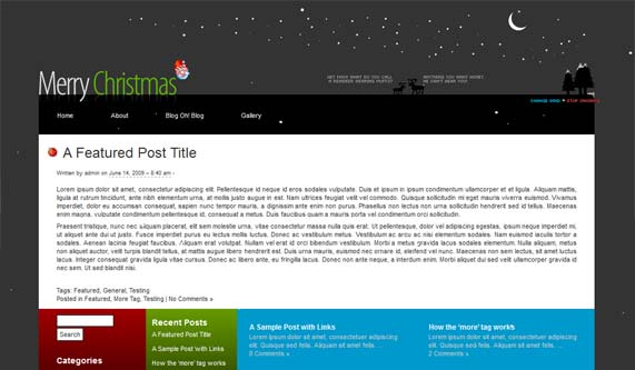 Merry Christmas WordPress theme