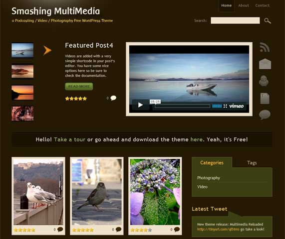 Smashing Magazine WordPress theme