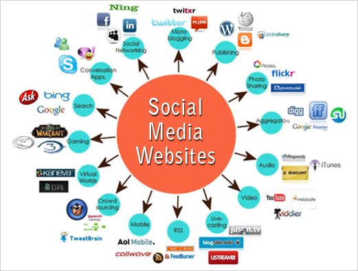 Social media websites