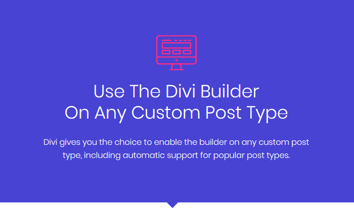 Use Divi Builder on any post types