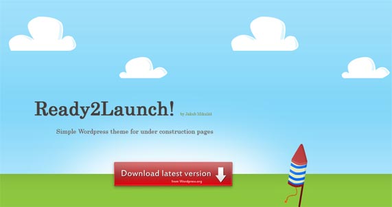 Under construction page theme